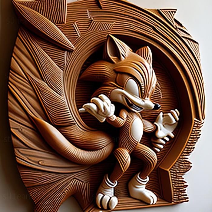 3D модель Сент-Майлз Тейлз Прауэр из Adventures of Sonic the Hedgehog (STL)